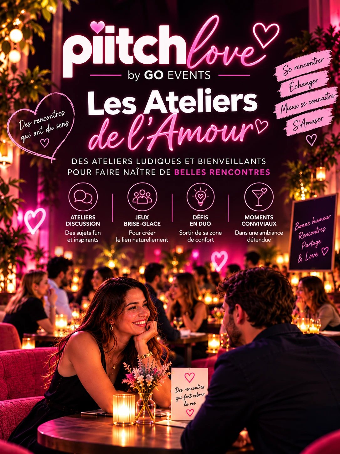 Affiche : Les Ateliers de l'Amour, Lundi 19 octobre 2026 à 19h45, Paris